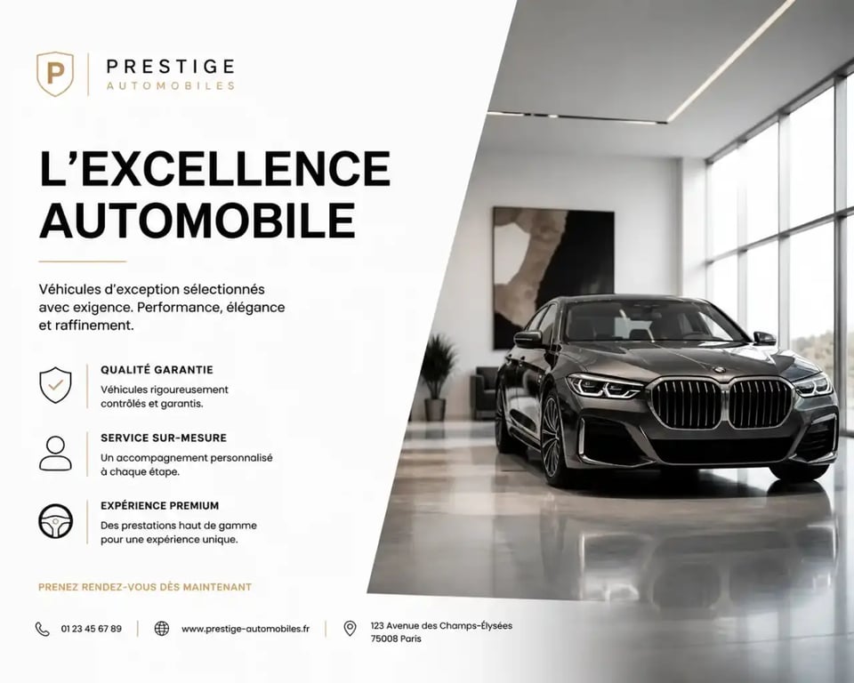 Showroom de la concession Kersaint Automobiles