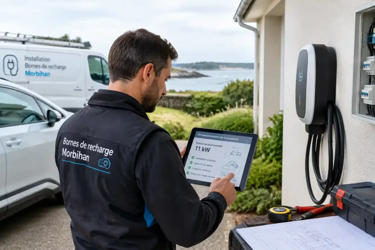 Installateur de borne de recharge dans le Morbihan : dimensionnez la puissance avant la pose