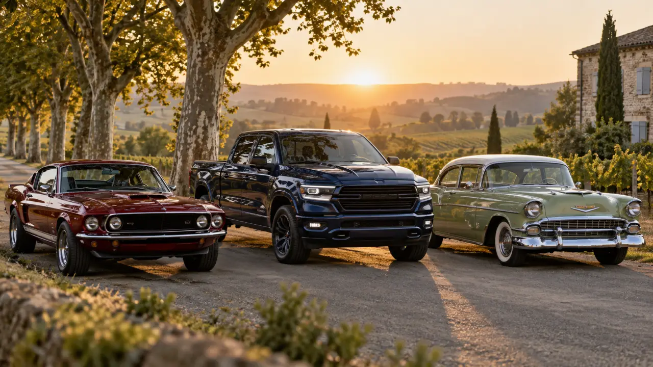 Quelle voiture américaine choisir pour la France : muscle car, pickup ou modèle de collection ?