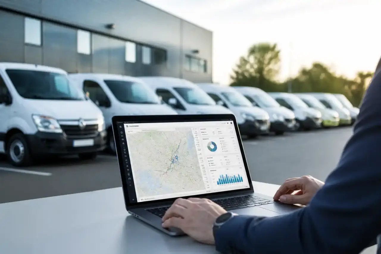 Showroom automobile moderne et gestion de flotte d'entreprise
