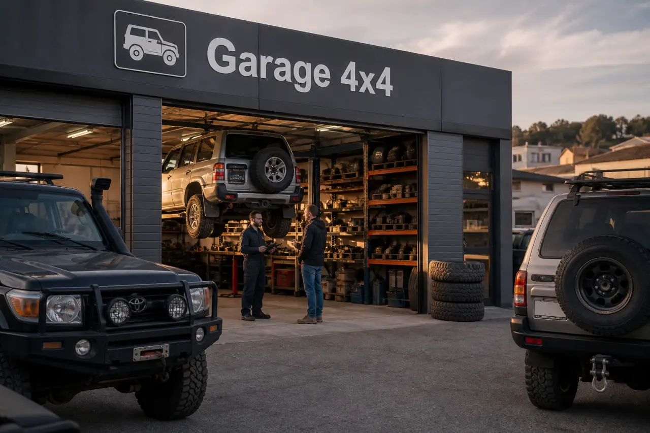 Garage 4x4 autour de moi : spécialisation réelle, pièces disponibles et services à vérifier